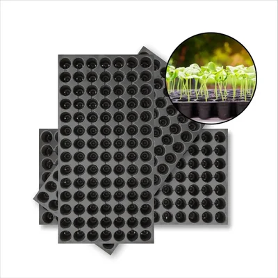 Singhal 98 Holes Reusable Germination Trays for Seedling, Plants, and Garden Plantation - Pack of 50