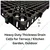 Singhal Polypropylene Garden Drain Cell and 20mm Drainage Mat for | Black | 500 x 250 x 20 | Pack of 4