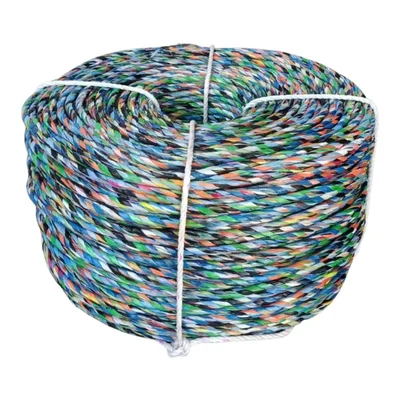 Singhal PP Tuf Rope Heavy Duty Nylon Virgin Plastic Rope | Multicolor | 6 MM | Multipurpose Plastic Rope(Size-100 Meter)
