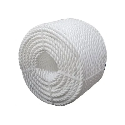 Singhal PP Tuf Rope Heavy Duty Nylon Virgin Plastic Rope | White | 6 MM | Multipurpose Plastic Rope(Size-100 Meter)