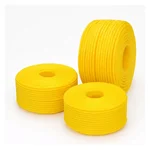 Singhal PP Tuf Rope Heavy Duty Nylon Virgin Plastic Rope | Yellow | 4 MM | Multipurpose Plastic Rope