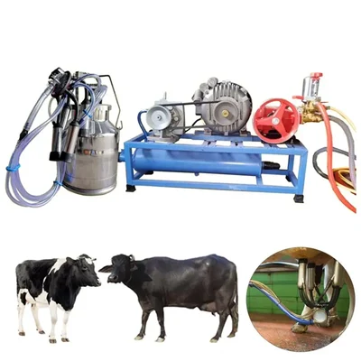 Single Bucket (25L) Milking Machine with 3 HP Motor and HTP Pump