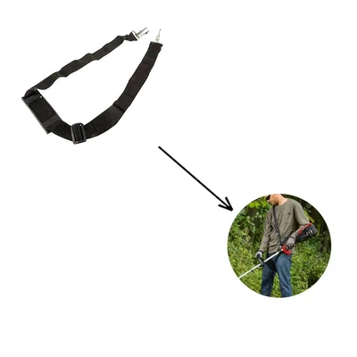 Single Shoulder Handle Belt with Double Hook for Brush Cutter