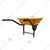 Heavy Duty 100-130 Kg Load Capacity, Yellow Single Wheel Barrow (SWB-2)