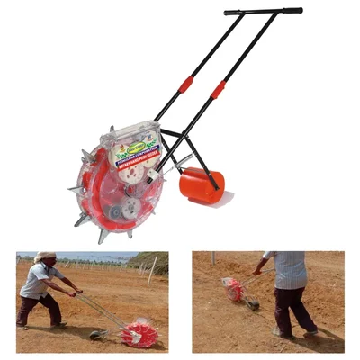 Pad Corp Single Barrel Manual Seeder Machine, hand Operated Seeding Machine for Agricultural Purposes