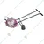 Sprayman DS-12T 12 teeth Single Barrel Manual Seed Drill Machine Handheld Seed Sower and Dispenser, Manual Roller Seeder