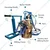 Manually Operated Single Bucket Cow Milking Machine, 3 to 4 min per Cow With Free Accessories