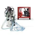 25L Single Bucket (Model - GMM-300) Milking Machine With 1 HP Motor, 300 LPM Pump and 20 Feet Vacuum Pipe