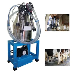 Commercial  150 Single Bucket Milking Machine with 0.5 Hp Motor with Free Accessories 