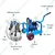 Commercial 20 Liter Single Bucket Milking Machine With Free Accessories