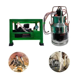 Single Bucket 0.75 HP Square Frame Milking Machine, 25 Liters Bucket Capacity