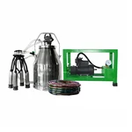 Single Bucket (25 L) Milking Machine With 150 LPM Pump and 0.5 HP Motor