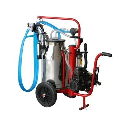 Best Premium Quality Single Bucket Trolley Type Milking Machine with 100 LPM Dry Pump & 0.75 HP Motor