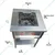 Premium Quality Stainless Steel 24 x 24 Inch Single Burner Range