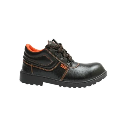 Hillson Beston Single Density PVC Mid Ankle Safety Shoe for Engineering Construction and Manufacturing(Size-6)