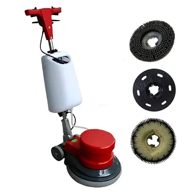 High Quality 1100 Watt Single Disc Floor Scrubber & Polisher Machine, 1.5 HP Motor