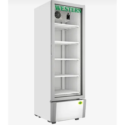WESTERN 335L Single Door VISI Cooler, SRC380HC-GL for Drinks and Confectionery Items with 1 Year Warranty