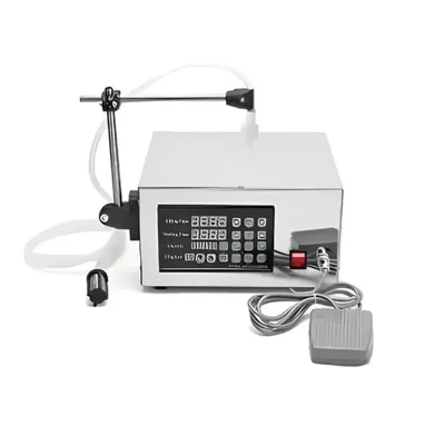 10 ml to 2000 ml Single Head Digital Liquid Filler for Juice, Cocktails, Milk, Tea, Water