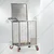 Vinayak Machines Single Layer SS Onion/Potato Trolley 100kg Capacity With Attached Lid, Castor Wheels facility