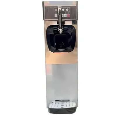 Table Top Single Nozzle Softy Ice Cream Machine, Stainless Steel Body