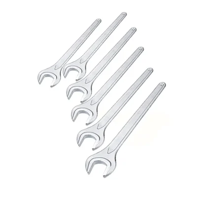 6 Pcs Single Open End Jumbo Spanners (23,24,25,27,30,32 mm)