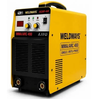 Weldways Heavy Duty 400A 3 Card Single & Double Phase Inverter Welding Machine, MMA 400