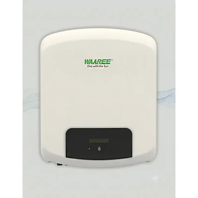 WAAREE 4KW Single Phase On-Grid Solar Inverter for Residential Rooftop with Integrated Monitoring Systems
