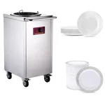 Commercial Stainless Steel Plate Warmer for 50 Plates, 400 Watt