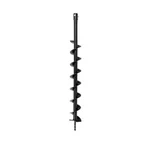 GRAMSTRONG Premium Quality Single Spiral 1.8 inch, Drill Bit 2.5 feet Petrol Earth Auger Bit / Post Hole Digger
