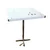 30 x 30 Inch 3 ft Single Stand Snack Table with Stainless Steel Body For Restaurant Use