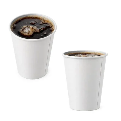 250ml, 200GSM White Single Walled Disposable Paper Cups(Pack-50 pcs)