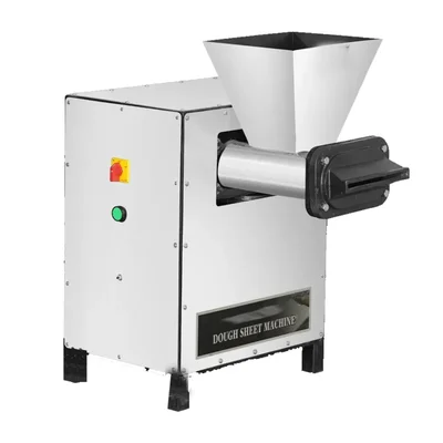 Single Worm Stainless Steel Dough Sheeter with 1 HP Motor For Bakeries, Pizza shops, Restaurants