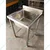 Single Sink Unit with Backsplash, 24x24x32 inch Stainless Steel 304