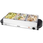 Skyline VTL-9777 SS Electric 2.5Lx3 Buffet Server, 200W With 1 Year Warranty