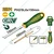 Jadever PH2+SL6.5 180mm 2-in-1 T-Handle Screwdriver Set JDSS45M5