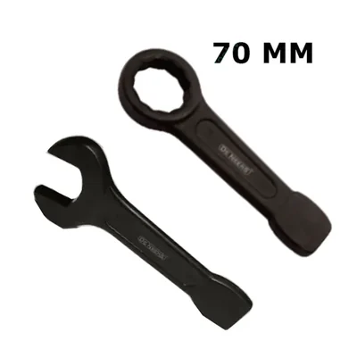 De Neers Slogging Wrench Open & Ring End Set(Size-70 mm)