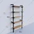 ALIJA 60 x 30 x 12 Inch 5 Shelf Slotted Angle Pipe Rack for Multipurpose Uses 