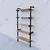 ALIJA 60 x 30 x 12 Inch 5 Shelf Slotted Angle Pipe Rack for Multipurpose Uses 