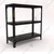 FIDVI® 9D X 23L X 30H Inch 3 Shelves Powder Coated Slotted Angle Metal Rack With Accessories ( SR-506 )