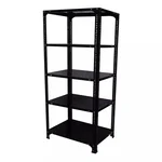 Menage 60x23x18 Inch 5  Shelves Multipurpose Storage Rack With Accessories