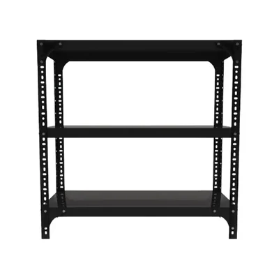 FIDVI® 12D X 23L X 30H Inch 3 Shelves Powder Coated Slotted Angle Metal Rack With Accessories ( SR-510)