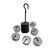 Reliant Lab Slotted Weights With Hanger Iron Chrome Plated 500gm (5x100gm)