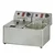 Dual Table Top SS Electric 6+6 Fryer Heavy Body with Reset Option For Restaurants & Cafes, Commercial Kitchens
