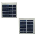 Gramstrong 10W Polycrystalline Solar Panel with 1 Year Warranty for Home Usage Pack of 2