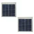Gramstrong 10W Polycrystalline Solar Panel with 1 Year Warranty for Home Usage Pack of 2