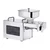 Small Oil Expeller Machine With Temperature Controller, 400 Watt and 0.25HP Motor Sesame, Flaxseed, Mustard, Sunflower