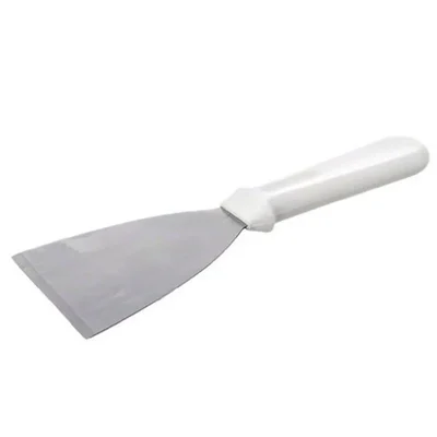 3 inch Chocolate Scraper Small Size with Plastic Handle for Decorating, Portioning/Cutting