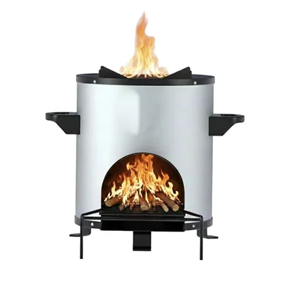 Greenway Smart Stove | Smoke Less Mini  Bioflame Wood Stove for Affordable Clean Cooking