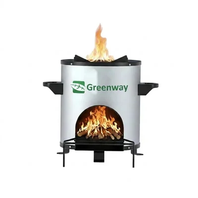Greenway Smart Stove | Smoke Less Mini Bioflame Wood Stove for Affordable Clean Cooking