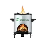 Greenway Smart Stove | Smoke Less Mini  Bioflame Wood Stove for Affordable Clean Cooking